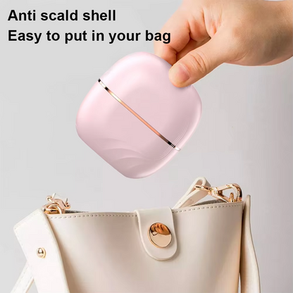 Mini Hair Straightening Comb Wireless Charging Portable Multifunctional Hair Care Styling Comb (Random Color)