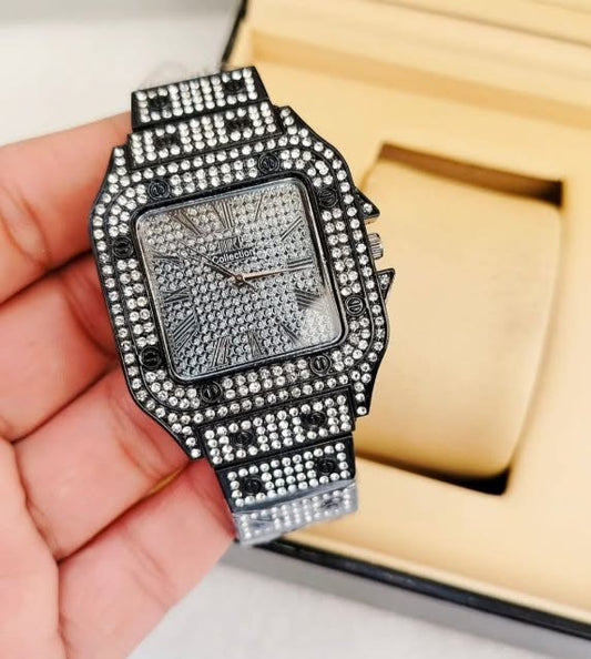 Ladies Stylish Stone Watch