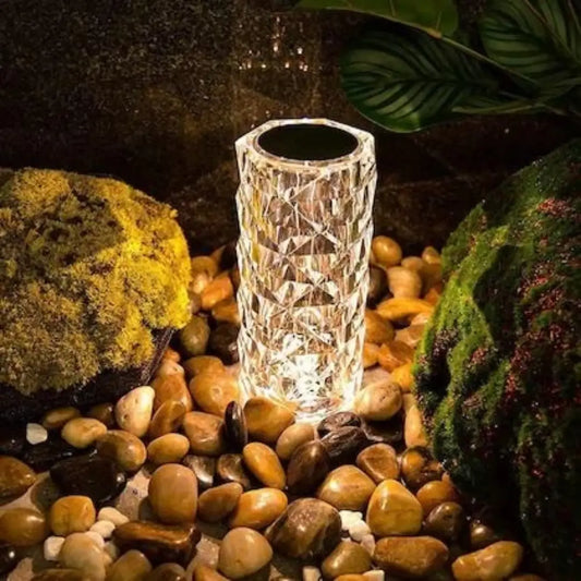 Transform your room with this stunning Rose Diamond Crystal Lamp